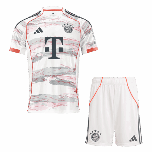 Men's Bayern Munich Away Soccer Jersey Kit (Jersey+Shorts) 2025/26