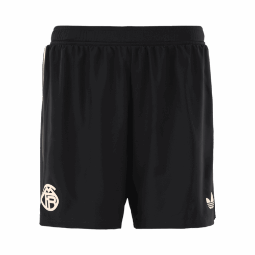 Authentic Bayern Munich Third Away Soccer Shorts 25/26 Black