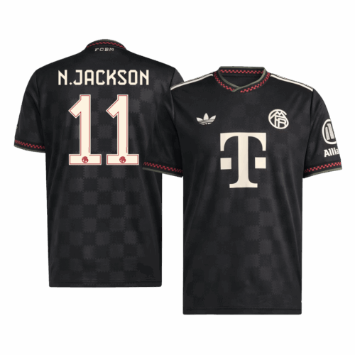 Bayern Munich N.JACKSON #11 Third Away Soccer Jersey Replica 2025/26