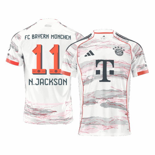 Bayern Munich N.JACKSON #11 Away Soccer Jersey Replica 2025/26