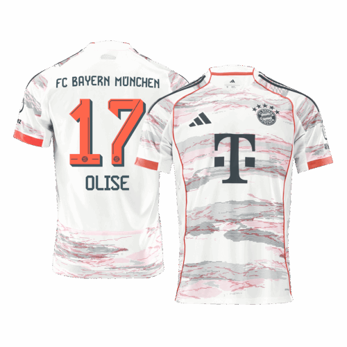 Bayern Munich OLISE #17 Away Soccer Jersey Replica 2025/26