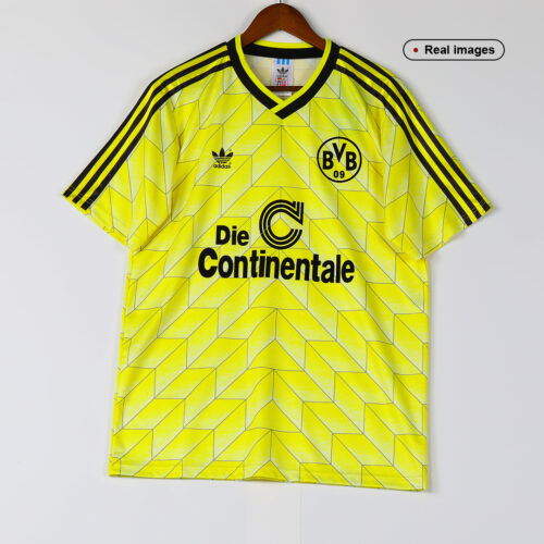 Men's Retro 1988 Borussia Dortmund Home Soccer Jersey Shirt