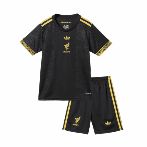 Kids Mexico Gold Cup Third Away Soccer Jersey Kit (Jersey+Shorts) 2025