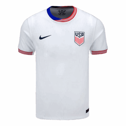 Men's Authentic USA Home Soccer Jersey Shirt COPA AMÉRICA 2024