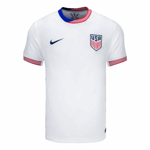Men's USA Home Soccer Jersey Shirt COPA AMÉRICA 2024 - Fan Version