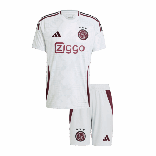 Kids Ajax Third Away Soccer Jersey Kit (Jersey+Shorts) 2024/25