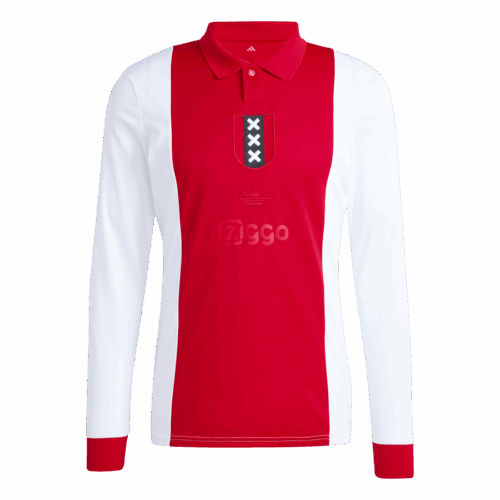 Men's Ajax 125th Anniversary Long Sleeves Soccer Jersey Shirt 2024/25 - Fan Version