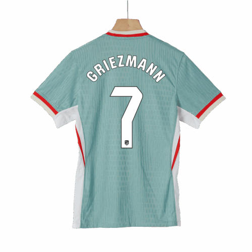 Men's Authentic GRIEZMANN #7 Atletico Madrid Away Soccer Jersey Shirt 2024/25 - Player Version