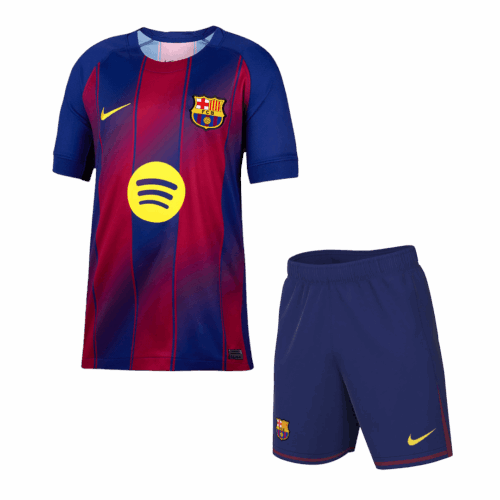 Barcelona Home Soccer Kit (Jersey+Shorts) Replica 2025/26