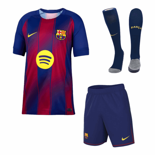 Barcelona Home Soccer Full Kit Replica 2025/26