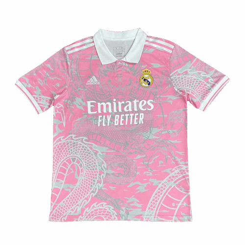 Men's Real Madrid x Chinese Dragon Soccer Jersey Shirt 2023/24 - Fan Version