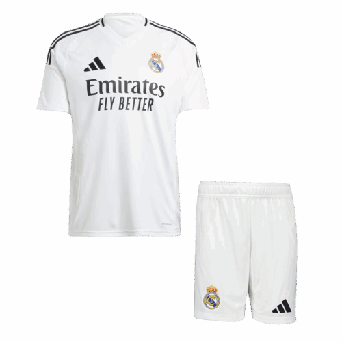 Real Madrid Home Soccer Kit (Jersey+Shorts) Replica 2024/25