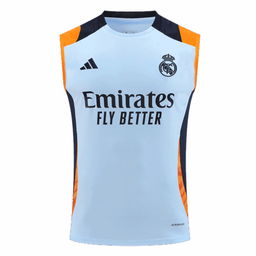 Men's Real Madrid Pre-Match Sleeveless Top Vest 2024/25
