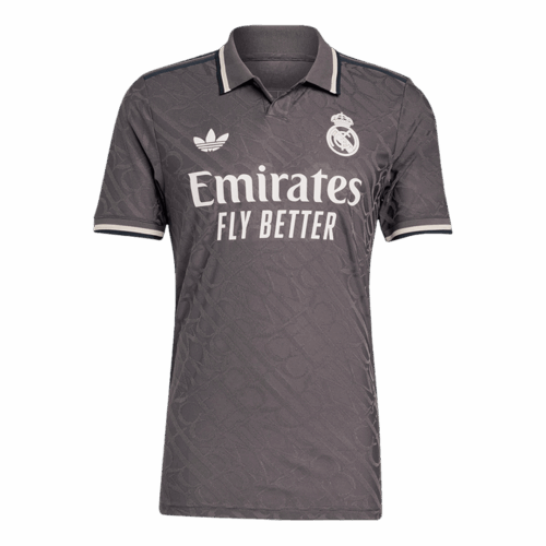 Men's Authentic Real Madrid Third Away Soccer Jersey Shirt 2024/25 - Player Version
