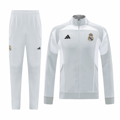 Real Madrid Home Training Jacket Kit(Jacket+Pants) 2025/26 - White