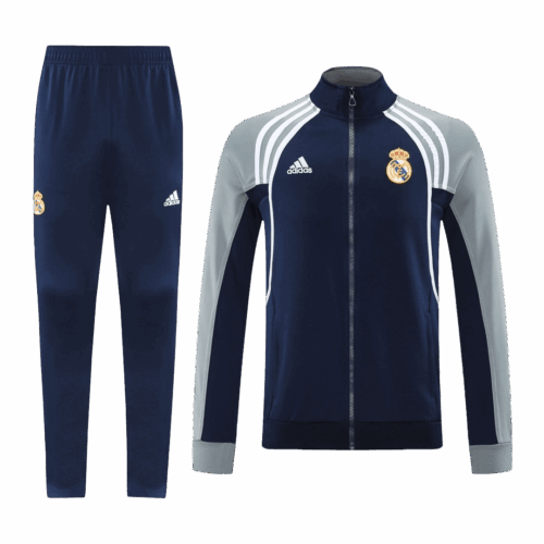 Real Madrid Training Jacket Kit(Jacket+Pants) 2025/26 - Grey