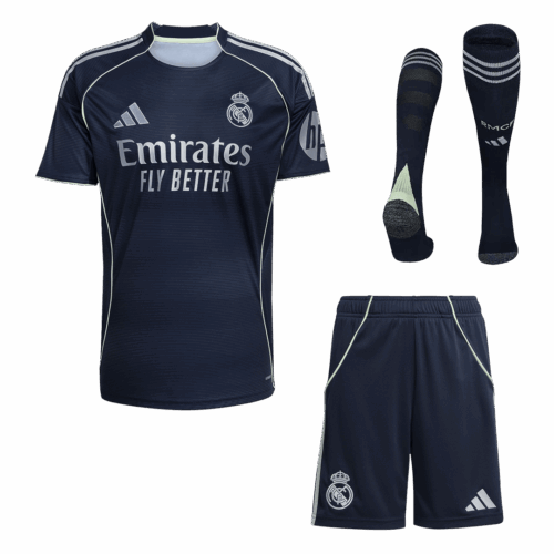 Real Madrid Away Soccer Full Kit Replica 2025/26