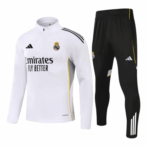 Kids Real Madrid Zipper Training Jacket Kit(Jacket+Pants) 2025/26