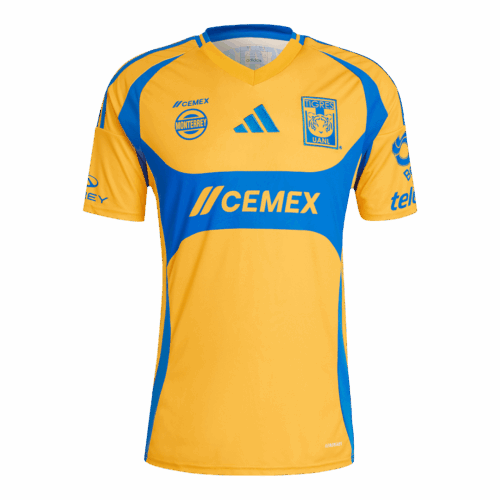 Men's Tigres UANL Home Soccer Jersey Shirt 2024/25 - Fan Version