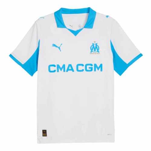 Marseille Home Soccer Jersey Replica 2025/26