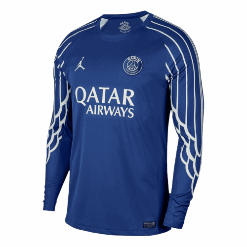 Men's PSG Fourth Away Long Sleeves Soccer Jersey Shirt 2024/25 - Fan Version