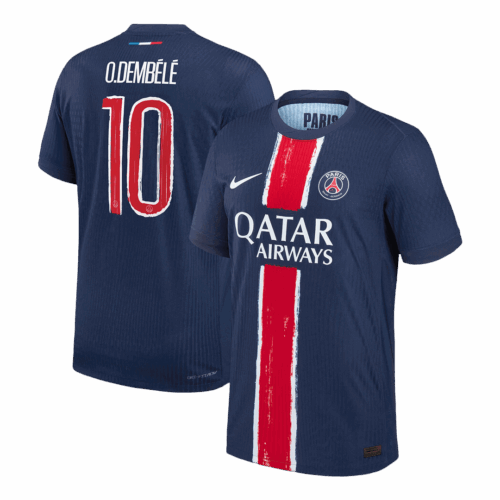 PSG O.DEMBÉLÉ #10 Home Soccer Jersey Authentic 2024/25 UCL