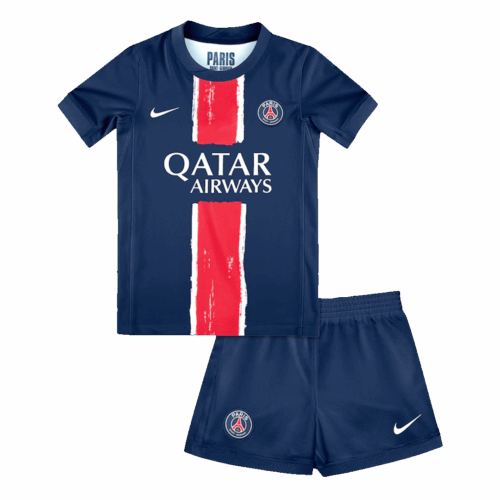 Kids PSG Home Soccer Jersey Kit (Jersey+Shorts) 2024/25
