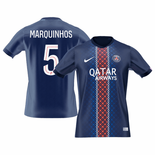 PSG MARQUINHOS #5 Home Soccer Jersey Replica 2025/26