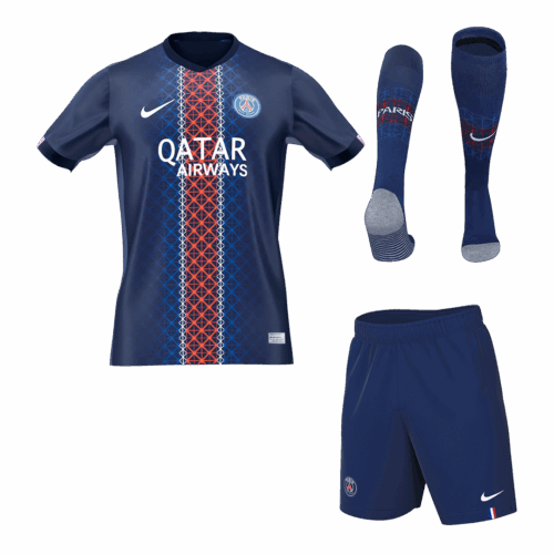 PSG Home Soccer Full Kit Replica 2025/26
