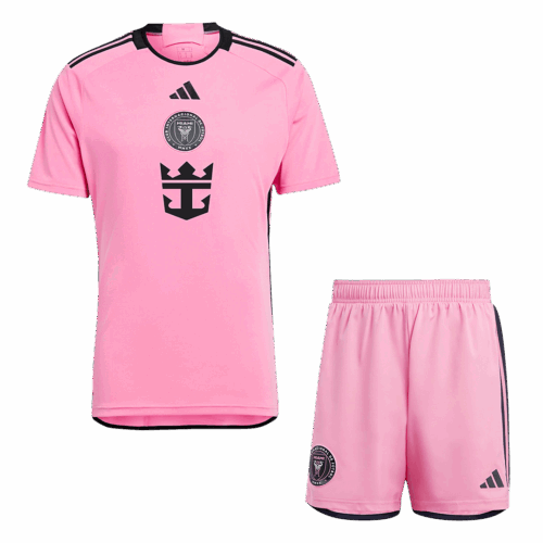 Premium Quality Men's Inter Miami CF Home Soccer Jersey Kit (Jersey+Shorts) 2024/25
