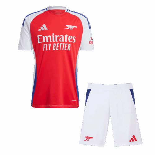 Premium Quality Men's Arsenal Home Soccer Jersey Kit (Jersey+Shorts) 2024/25