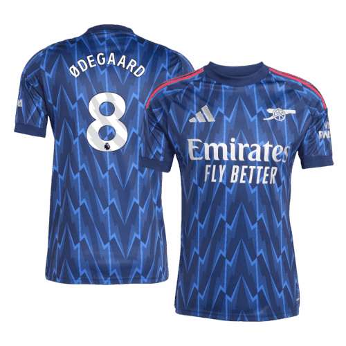 Arsenal ØDEGAARD #8 Away Soccer Jersey Replica 2025/26