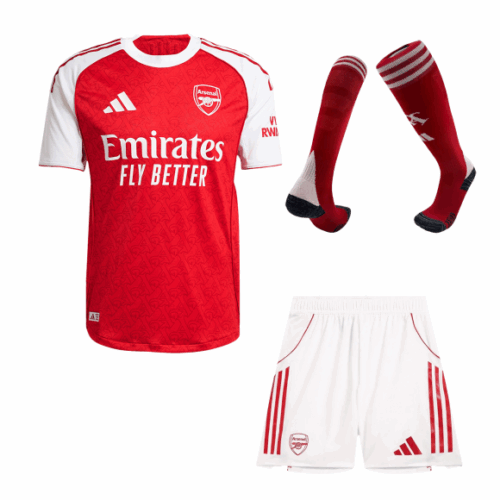 Arsenal Home Soccer Full Kit Authentic 2025/26