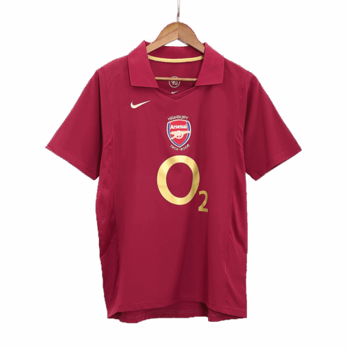 Men's Retro 2005/06 Arsenal Home Soccer Jersey Shirt