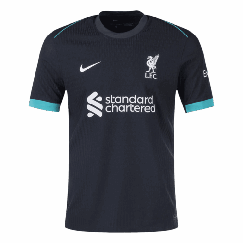 Men's Authentic Liverpool Away Soccer Jersey Shirt 2024/25 - Player Version