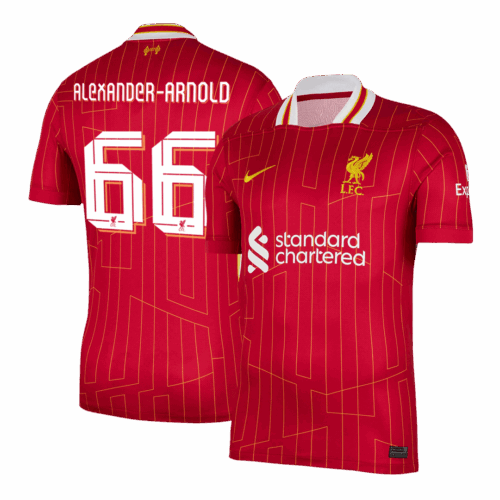 UCL Men's ALEXANDER-ARNOLD #66 Liverpool Home Soccer Jersey Shirt 2024/25 - Fan Version