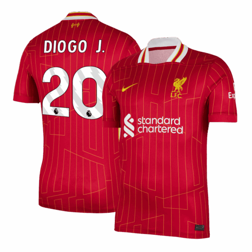 Liverpool DIOGO J. #20 Home Soccer Jersey Replica 2024/25