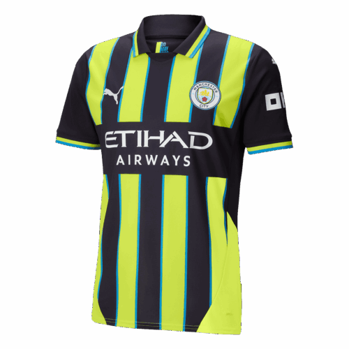 Men's Manchester City Away Soccer Jersey Shirt 2024/25 - Fan Version