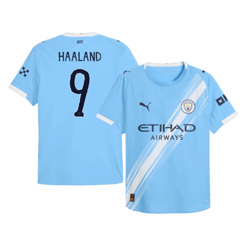 Men's Authentic HAALAND #9 Manchester City Home Soccer Jersey 2025/26 Club World Cup - Player Version