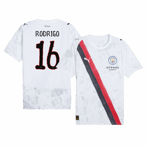 Manchester City RODRIGO #16 Soccer Jersey Replica 2025/26