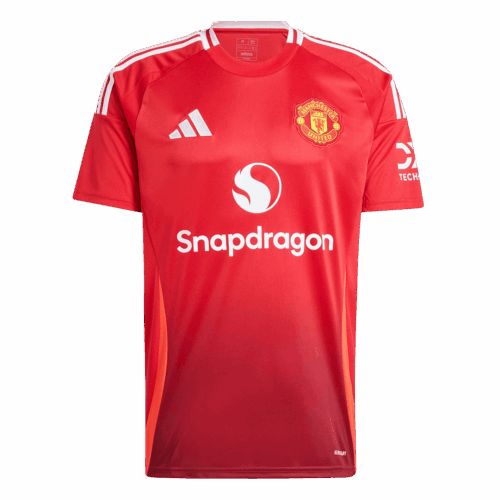 Premium Quality Men's Manchester United Home Soccer Jersey Shirt 2024/25 - Fan Version