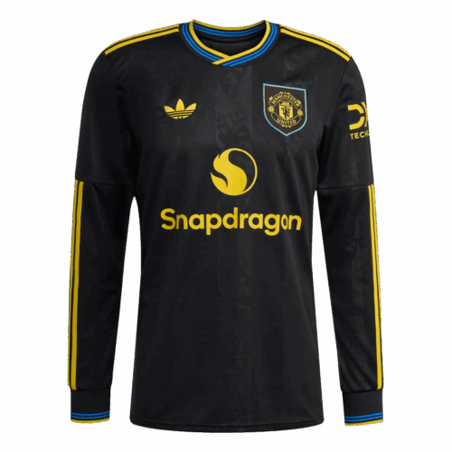Manchester United Third Away Soccer Long Sleeves Jersey Replica 2025/26