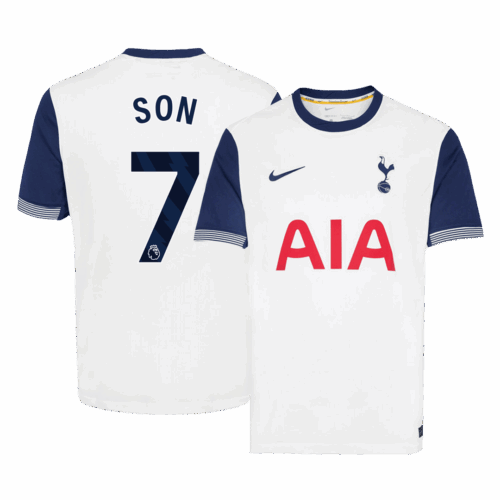Men's SON #7 Tottenham Hotspur Home Soccer Jersey Shirt 2024/25 - Fan Version