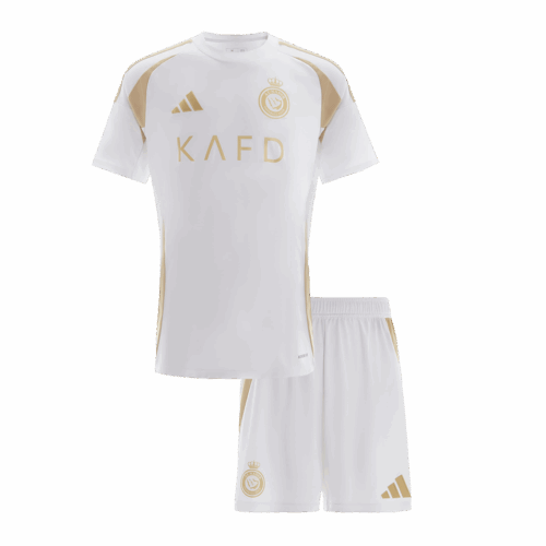 Kids Al Nassr Third Away Soccer Jersey Kit (Jersey+Shorts) 2024/25