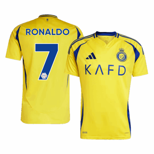 Premium Quality Men's RONALDO #7 Al Nassr Home Soccer Jersey Shirt 2024/25 - Fan Version