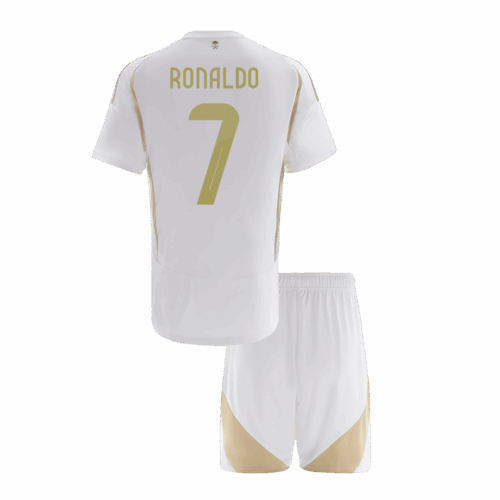 ACL Kids RONALDO #7 Al Nassr Third Away Soccer Jersey Kit (Jersey+Shorts) 2024/25
