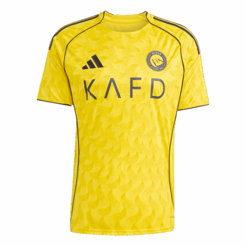 Al Nassr Home Soccer Jersey Replica 2025/26