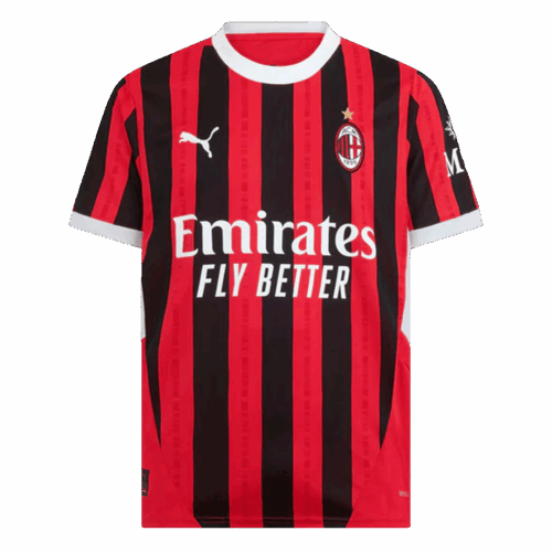 Men's AC Milan Home Soccer Jersey Shirt 2024/25 - Fan Version
