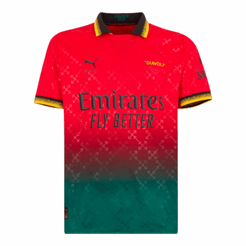 Men's AC Milan Goalkeeper Fourth Away Soccer Jersey Shirt 2024/25 - Fan Version