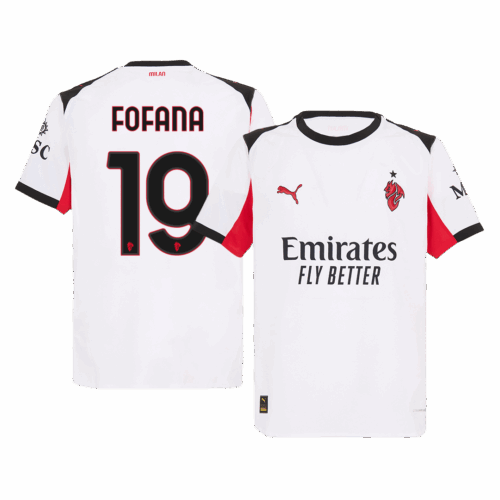 AC Milan FOFANA #19 Away Soccer Jersey Authentic 2025/26